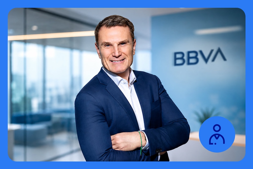 Foto von Jürgen von der Lehr, dem neuen Leiter der BBVA Deutschland Digitalbank.