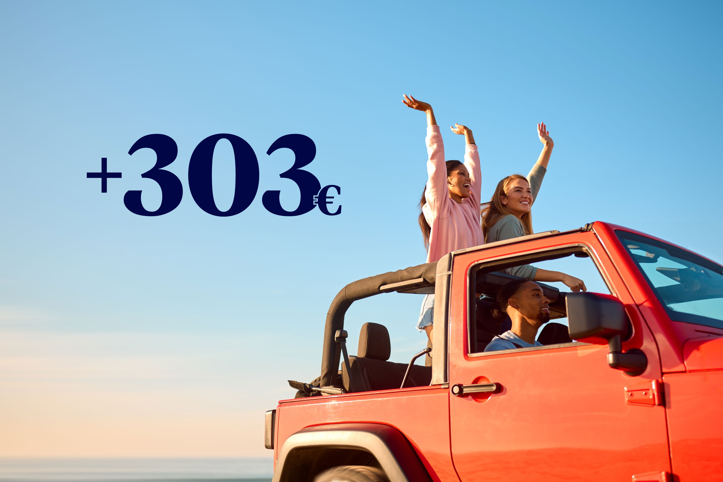 Sichere dir jetzt mit BBVA  bis zu 303 €!