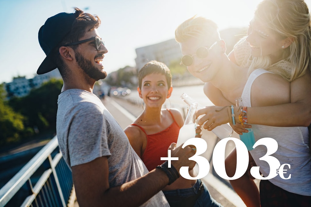 Bis zu 303 € mit BBVA Aktionen!