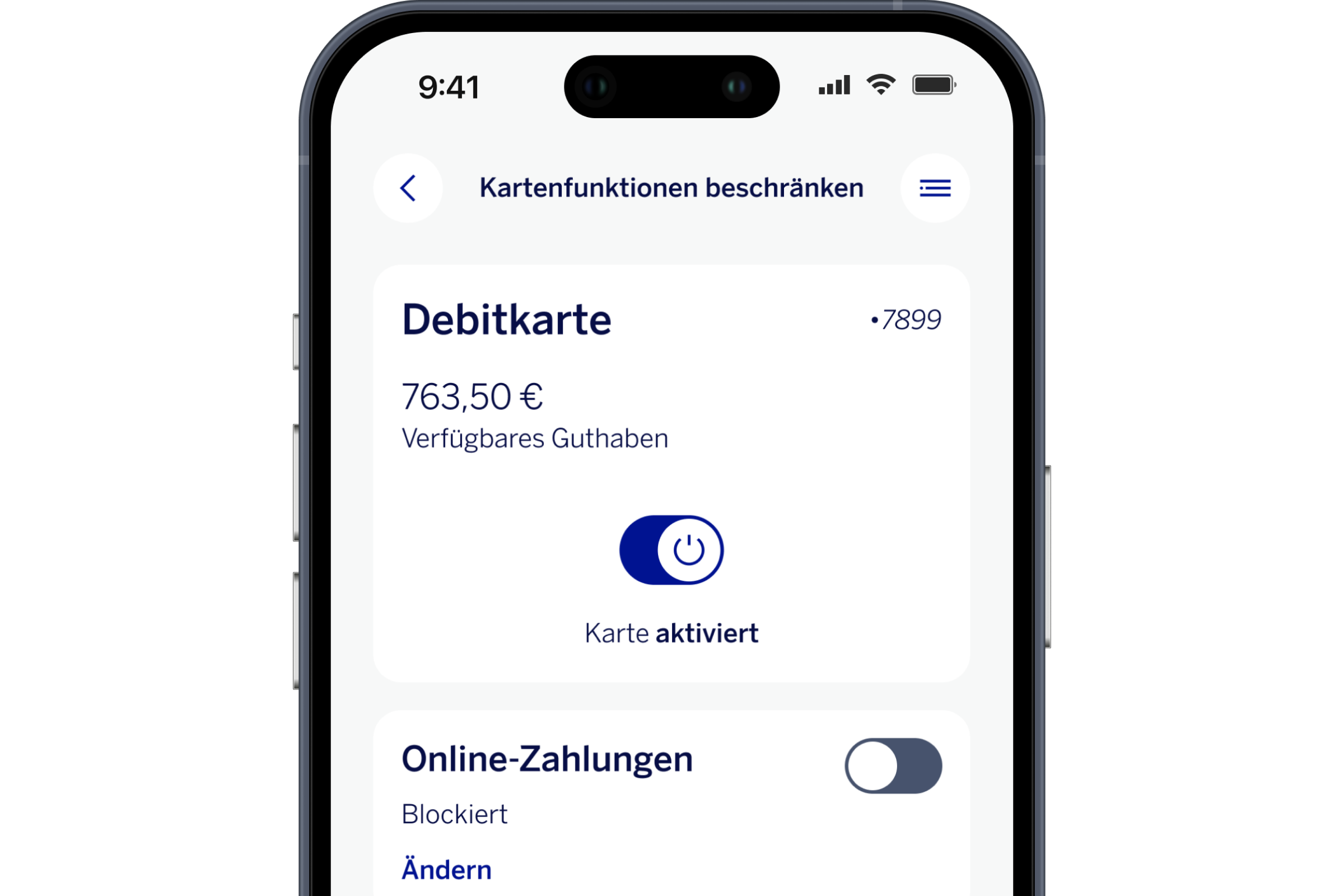 Kartenmanagement