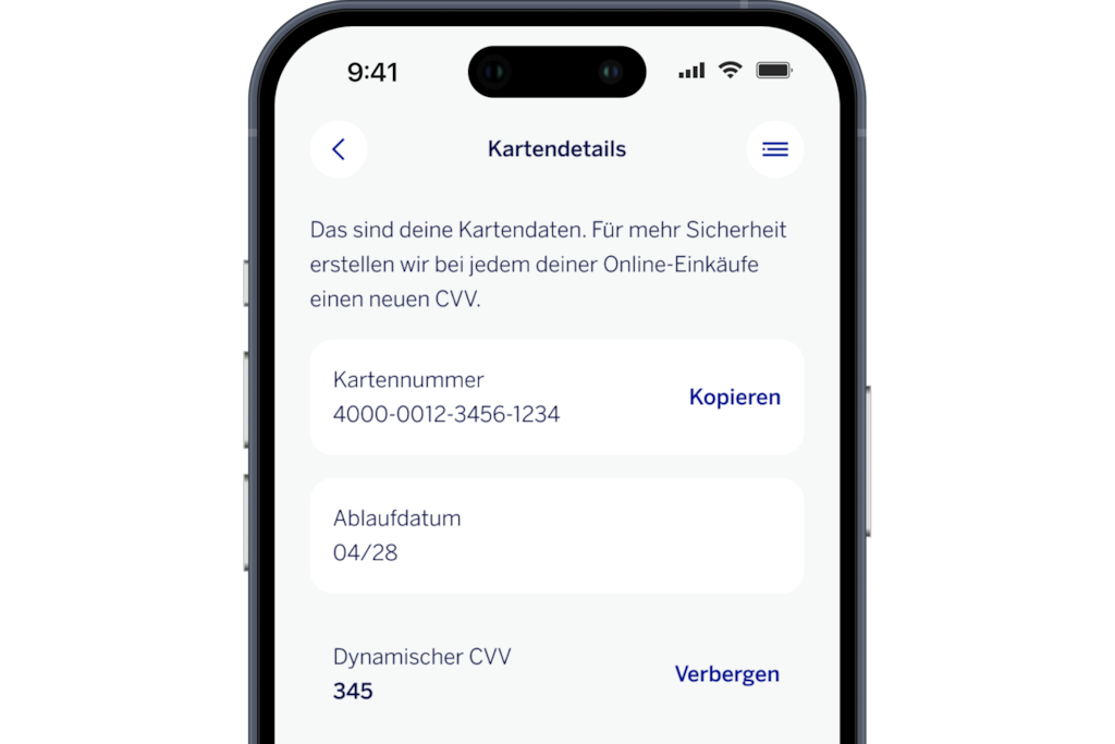 What is the CVV number on your card? | BBVA